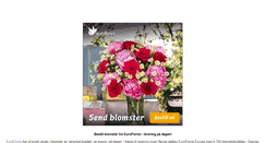 Desktop Screenshot of blomsterbestilling.no
