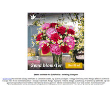 Tablet Screenshot of blomsterbestilling.no
